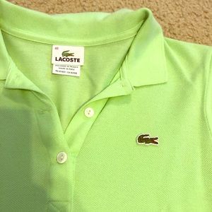 Lacoste Women’s Polo. Gently worn